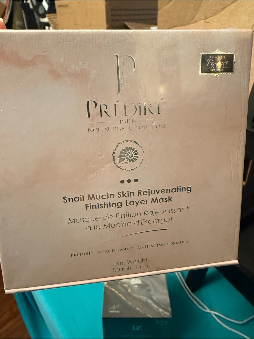 Snail Mucin Skin Rejuvenating Finishing Layer Mask - Pale Pink